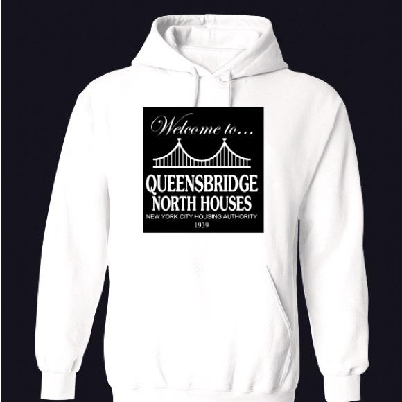 Welcome To Queens Bridge 🌉 Houses Hoodie - Picture 1 of 9